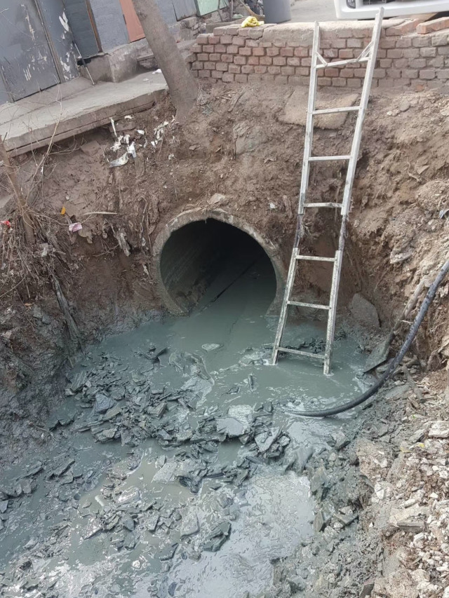 青松路街道管道清洗