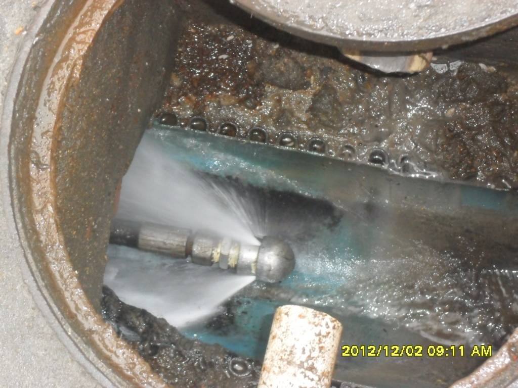 青松路街道污水管道高压清洗