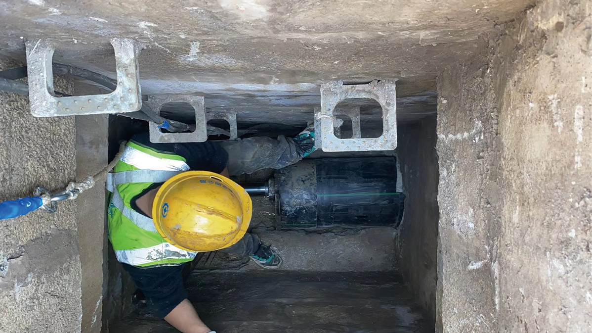 青松路街道HDPE短管内衬法