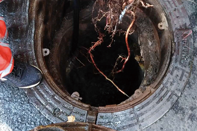 青松路街道管道预处理